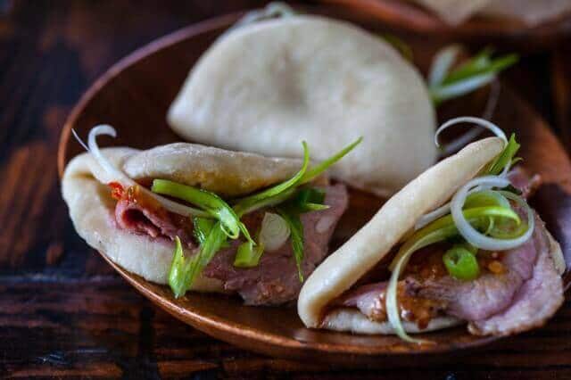 close up of Steamed Buns 