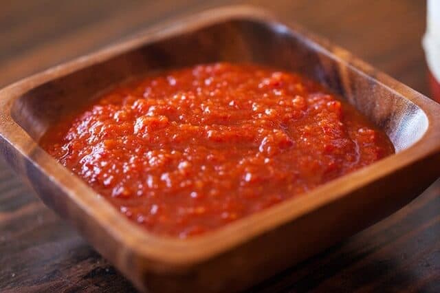 20 Minute Sriracha Sauce Recipe in bowl