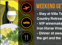 Giveaway: Underground Cellar Wine Trip for 4 to Sonoma Valley