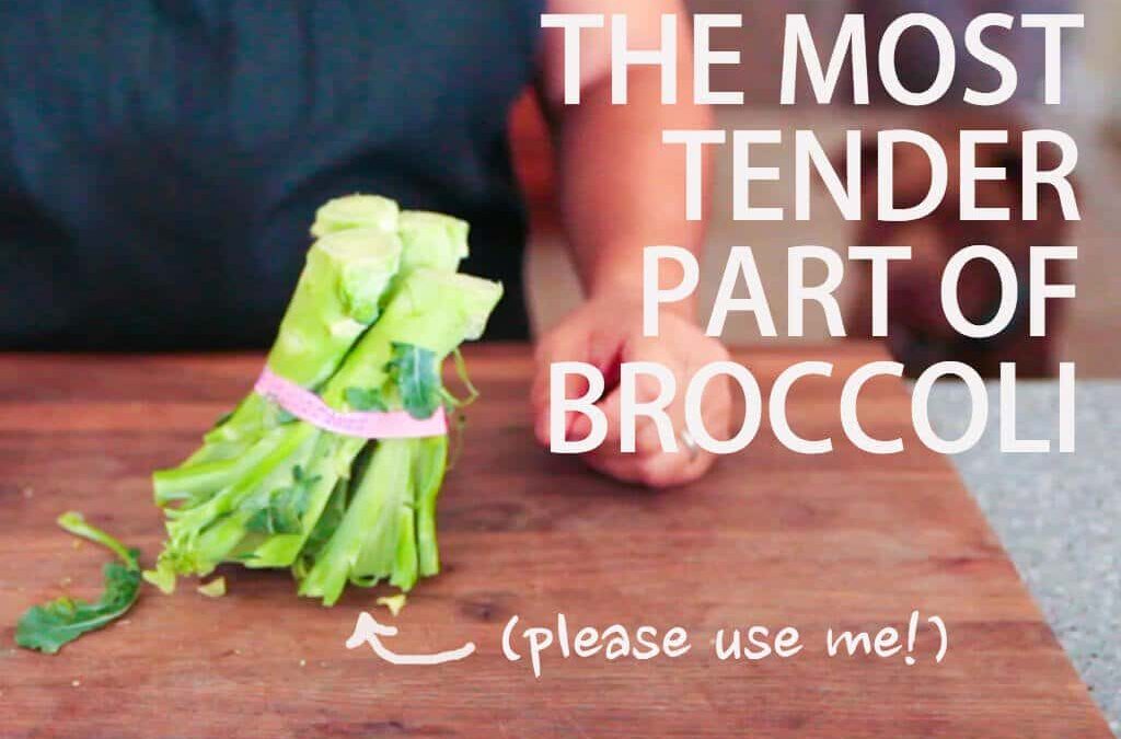 Are You Throwing Away the Most Tender Part of Broccoli?