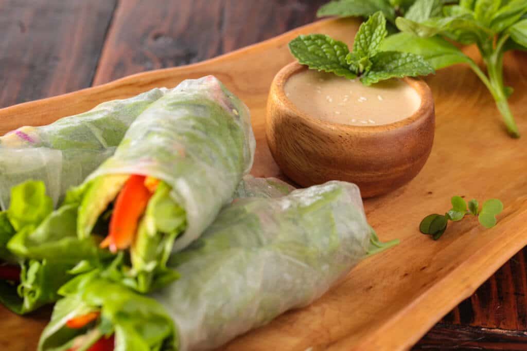 spring rolls with orange almond sauce recipe-1658