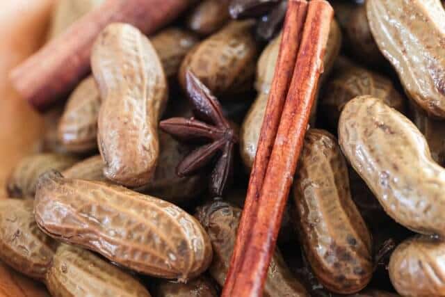 close up of chinese-boiled-peanuts-recipe-2093