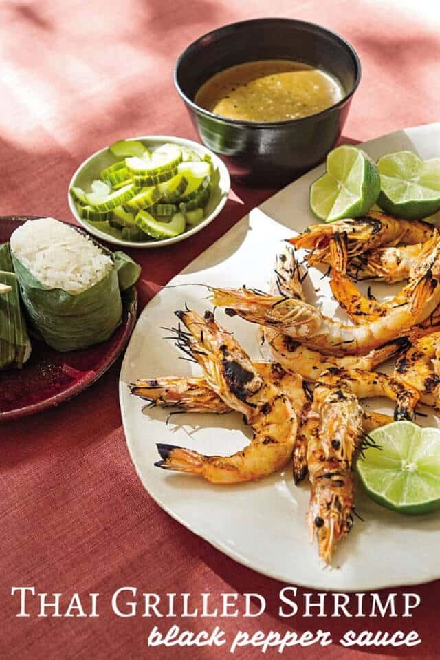 Thai-Grilled-Shrimp-with-Black-Pepper-Sauce