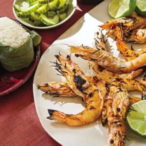 Thai Grilled Shrimp with Black Pepper Sauce Recipe