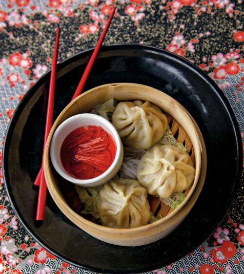 soup dumplings in pot