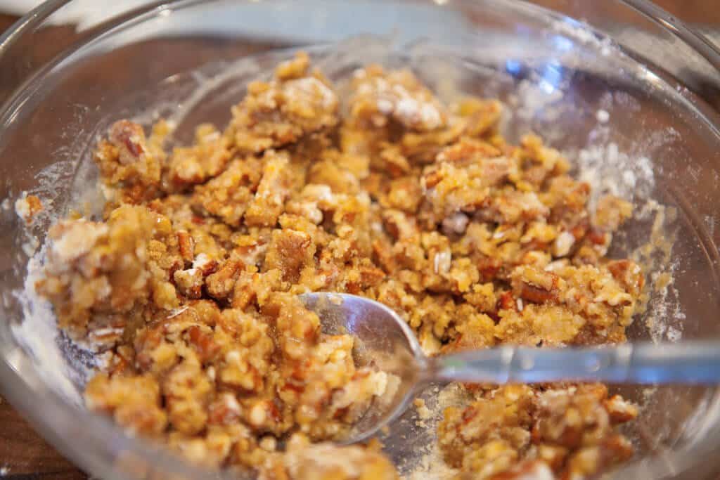 Sweet Potato Casserole Recipe - Pecan Crumb Topping