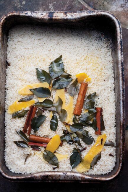 Lemon, Cinnamon and Curry Leaf Basmati Rice