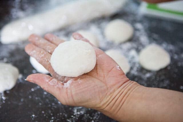 smooth ball of dough