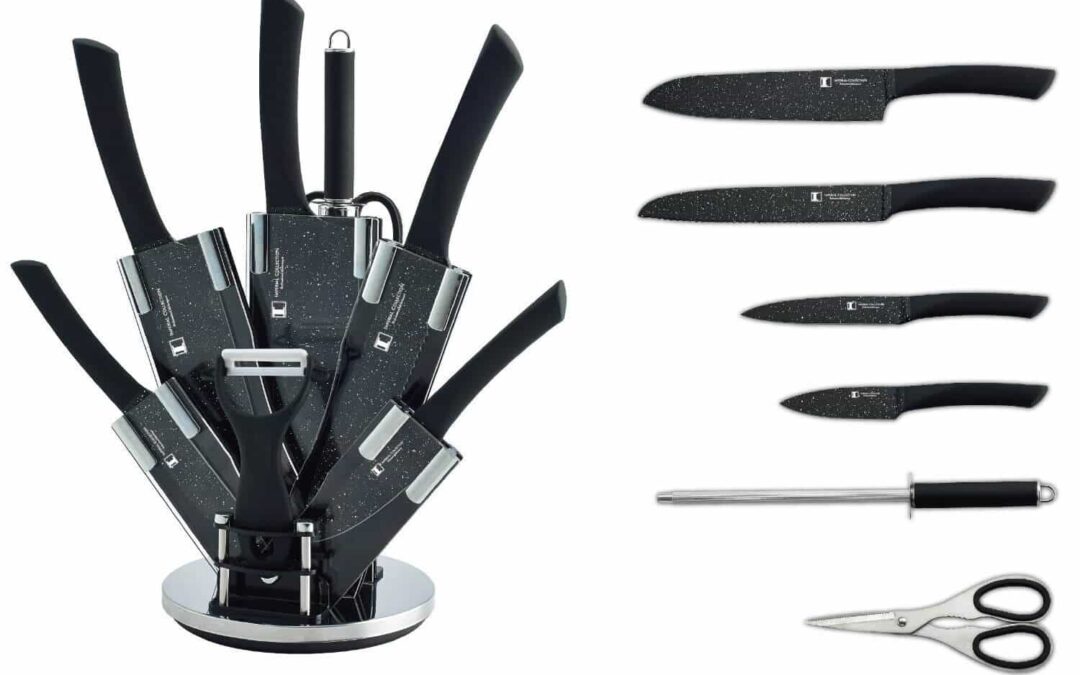 Imperial Collection 9 Piece Stainless Steel Knife Set Giveaway