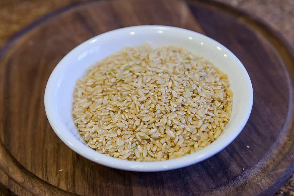 Pressure Cooker Chinese Sausage with Brown Rice • Steamy Kitchen