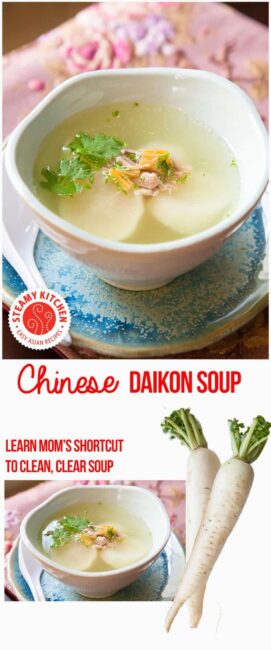 Chinese Daikon Soup Recipe • Steamy Kitchen Recipes Giveaways