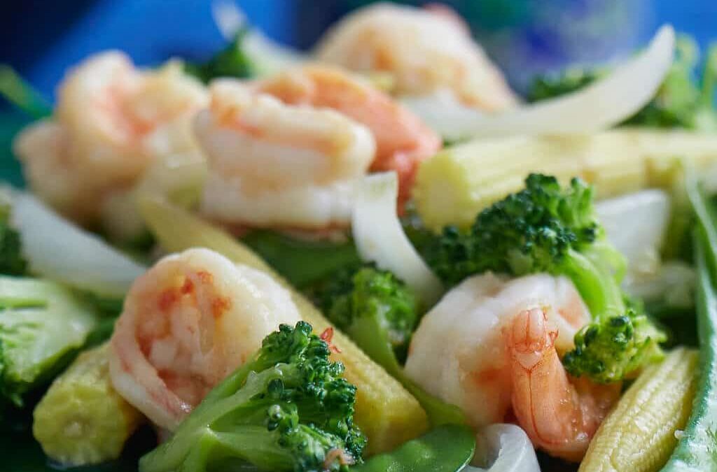 Jade Shrimp with Fragrant Vegetables