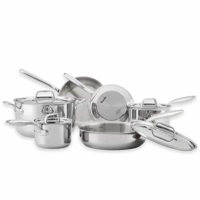 36 Pc. Kitchen in a Box Stainless Steel Cookware Set - Bed Bath