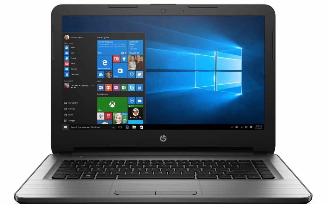 HP 14-Inch Notebook, Windows 10, AMD E2-7110 Quad Core
