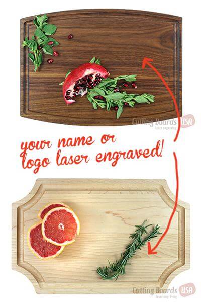 Beautiful Custom Wood Cutting Boards Review & Giveaway