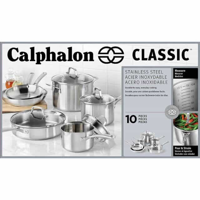  Calphalon Classic Stainless Steel Cookware, Stock Pot