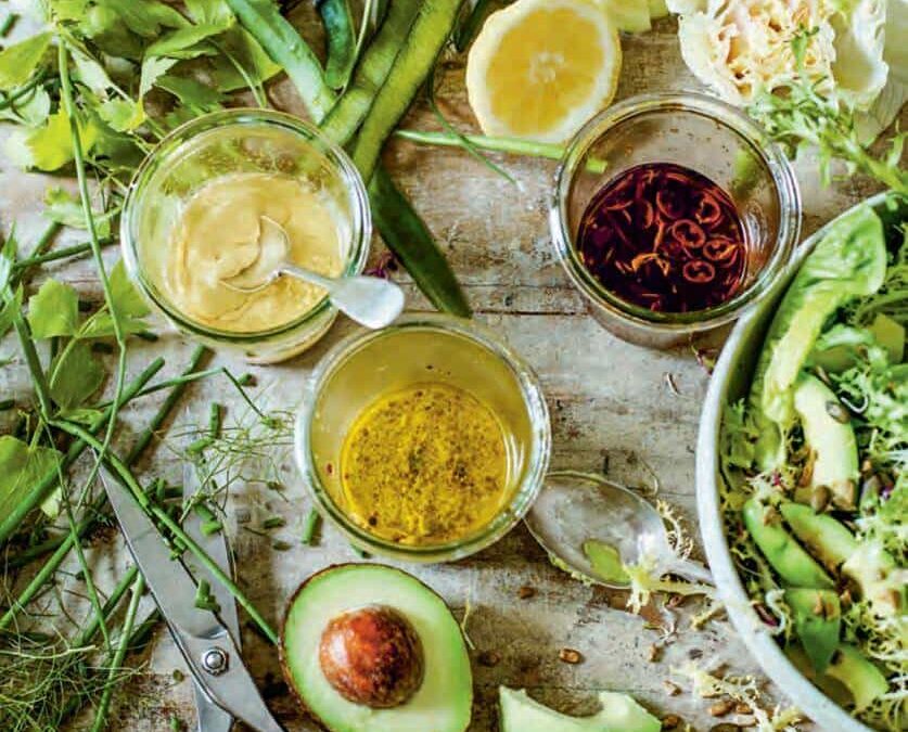 Four Homemade Salad Dressings