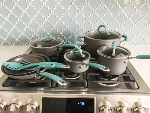 Rachael Ray Hard Anodized Cookware Set Review & Giveaway • Steamy ...