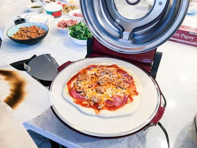CUSTOMER FAVORITE: KALORIK HOT STONE PIZZA OVEN RED (Certified
