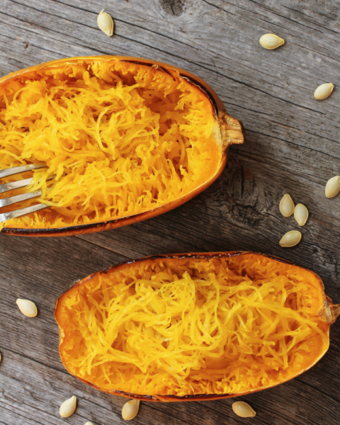 How to Cook Spaghetti Squash in the Microwave | Steamy Kitchen Recipe