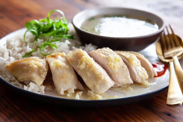 Hainanese Chicken Rice Recipe A Family Recipe Steamy Kitchen