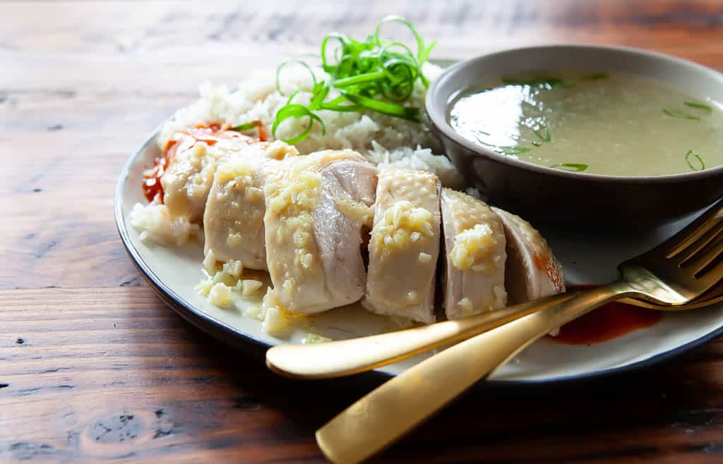 Hainanese Chicken Rice Recipe A Family Recipe Steamy Kitchen