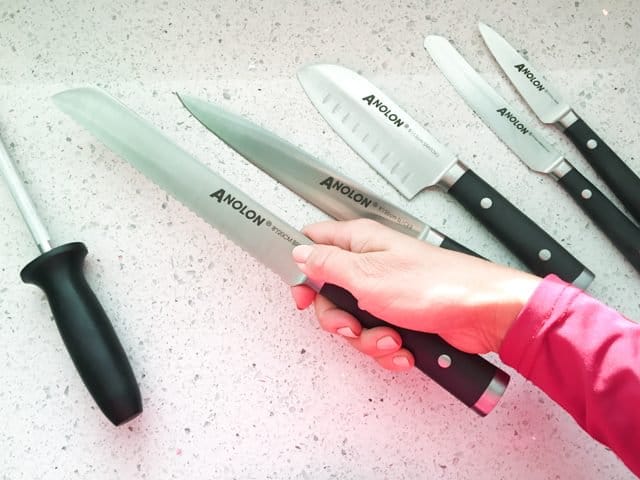 Anolon 17-Piece Japanese Knife Set Review