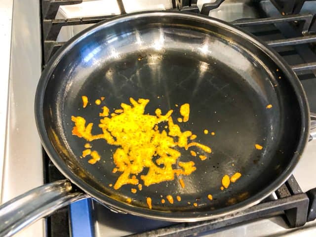 Hestan NanoBond Cookware review burnt cheese