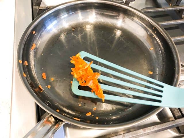 Hestan NanoBond Cookware review burnt cheese