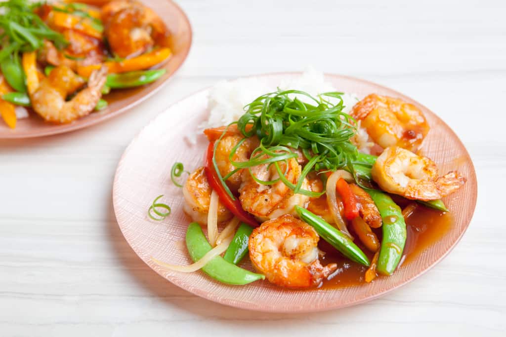 Shrimp Teriyaki Stir Fry Recipe - Steamy Kitchen Recipes