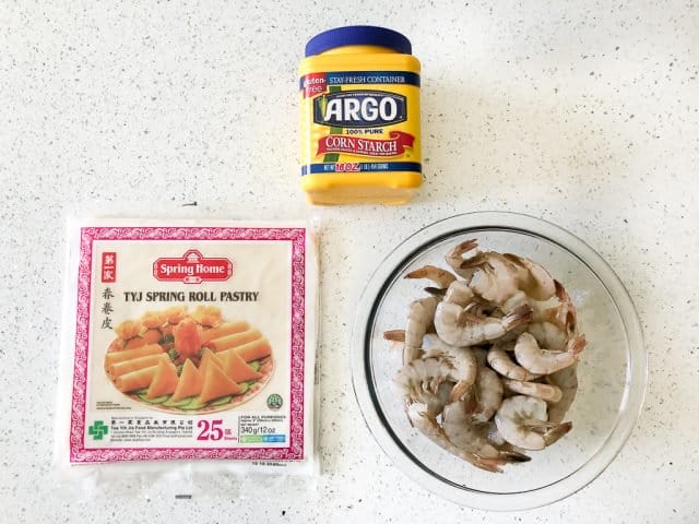 ingredients for firecracker shrimp recipe 