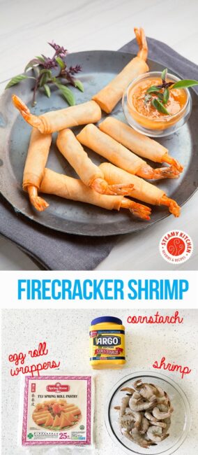 Firecracker Shrimp: only 3 ingredients! Mango Ginger Dipping sauce takes 3 minutes to make. 
