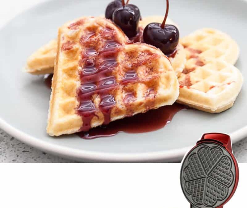 Kalorik Heart Waffle Maker Review & Giveaway