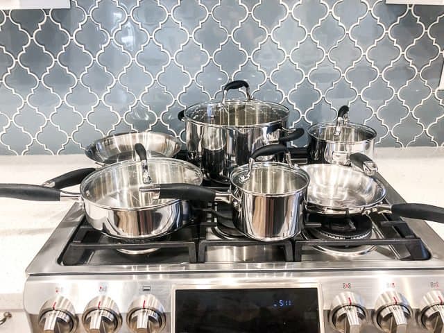 Anolon Tri-Ply Clad Cookware Set Review & Giveaway • Steamy Kitchen Recipes  Giveaways