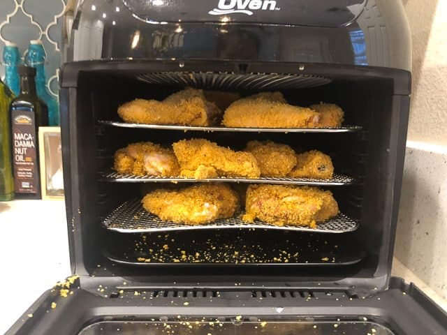 Power air outlet frier oven