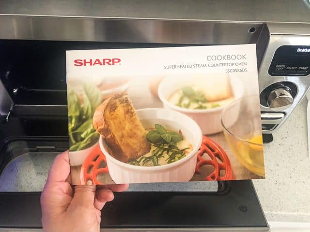 Sharp Superheated Steam Oven Review cookbook