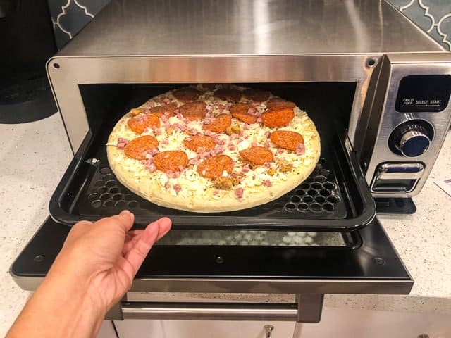 Sharp Superheated Steam Oven Review pizza
