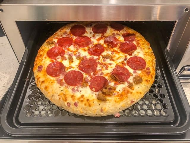 Sharp Superheated Steam Oven Review pizza