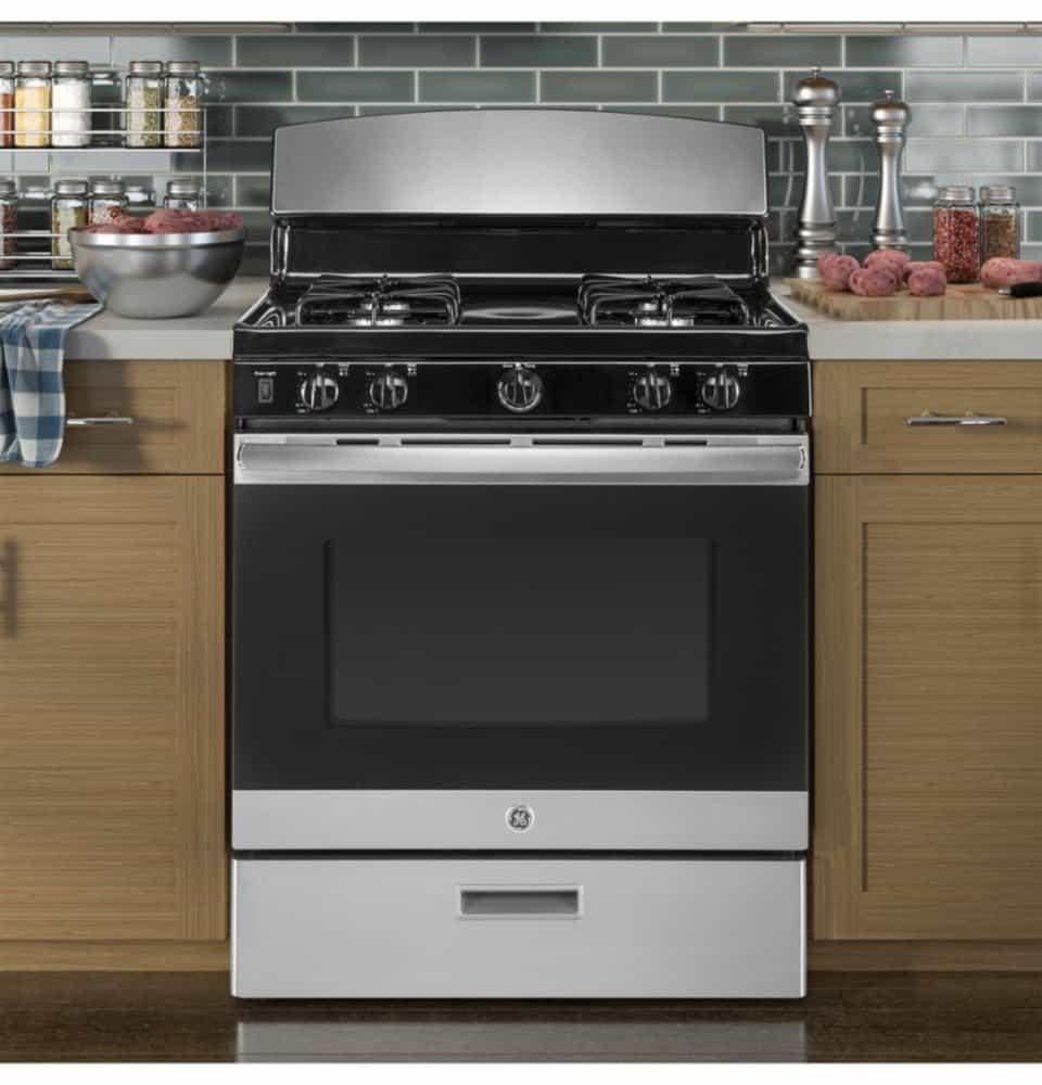 GE Stainless Steel Gas  Range  Giveaway  Steamy Kitchen  