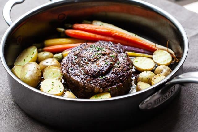 Ribeye Cap Steak – 1  cookware  meal  for two