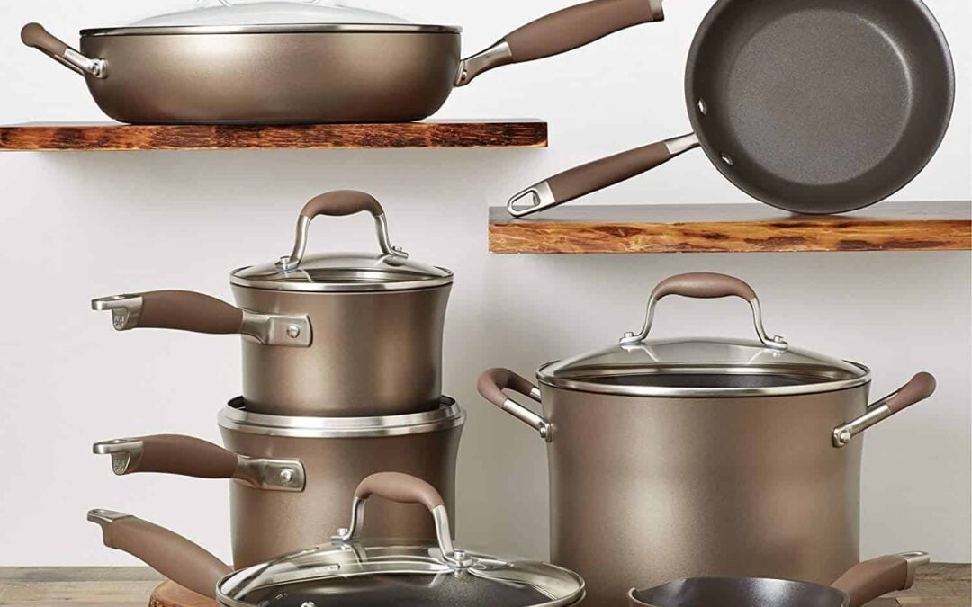 Anolon Advanced Bronze Hard-Anodized Nonstick Cookware Set Review & Giveaway