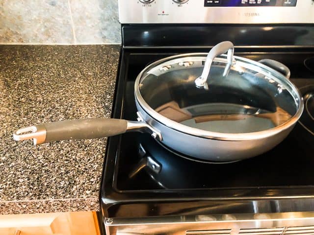 Anolon Advanced Bronze Hard-Anodized Nonstick Cookware Set Review deep skillet