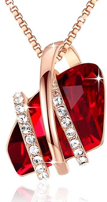 Authentic Swarovski Elements Crystal Ruby Red Necklace Giveaway