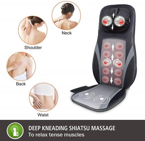 Heated Back Massager Giveaway • Steamy Kitchen Recipes Giveaways