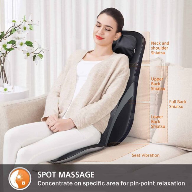 Shiatsu Back Massager Giveaway • Steamy Kitchen Recipes Giveaways