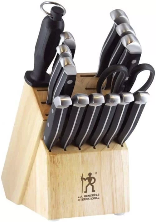 Calphalon Classic 15-Pc. Self-Sharpening Stainless Steel Cutlery Block Set