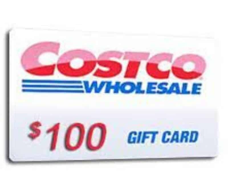 Costco $100 Gift Card Giveaway