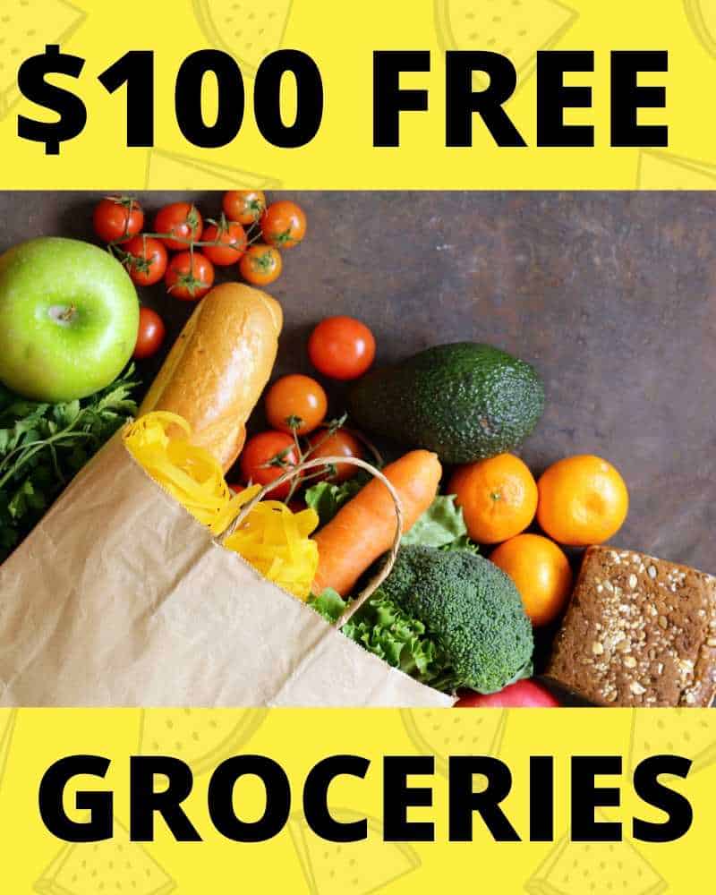$100 Free Groceries Giveaway