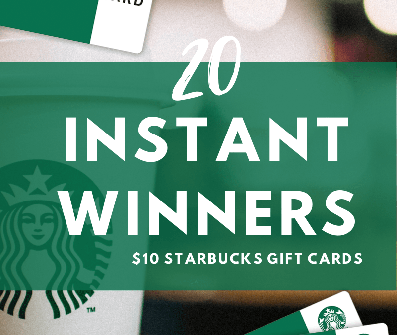 Starbucks Gift Card Instant Win Game