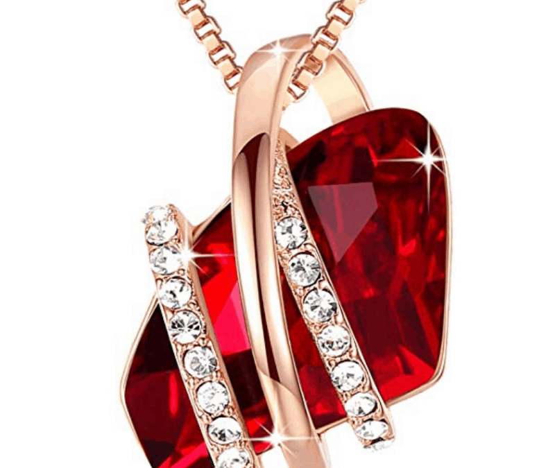 Authentic Swarovski Elements Crystal Ruby Red Necklace Giveaway